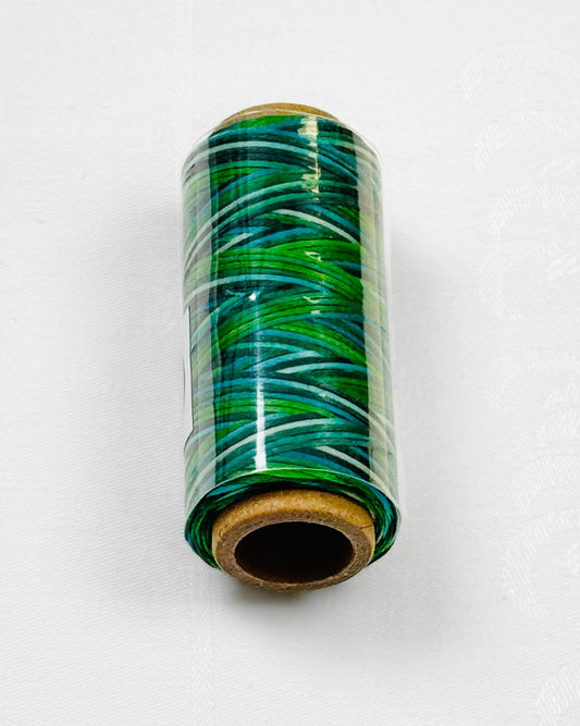 Ledergarn, Forellenfaden - gewachst zum Handnähen, Stärke 0.8 mm, 50 Meter - Regenbogen