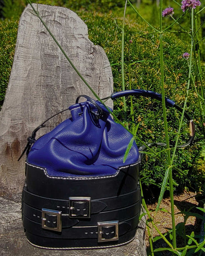 Handgefertigte Bucket Bag im Vintage Stil