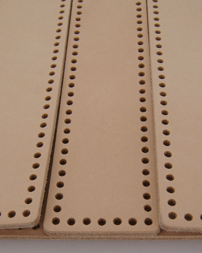 DIY-Ledermappe, Dokumentenmappe -  A4, pflanzlich gegerbtes Rindsleder, blank