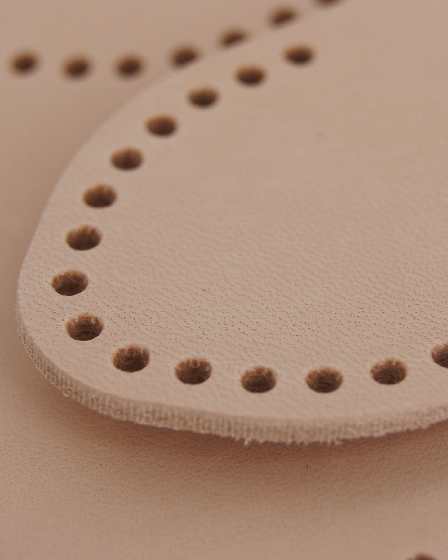 DIY-Ledermappe, Dokumentenmappe -  A4, pflanzlich gegerbtes Rindsleder, blank