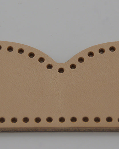 DIY-Ledermappe, Dokumentenmappe -  A4, pflanzlich gegerbtes Rindsleder, blank