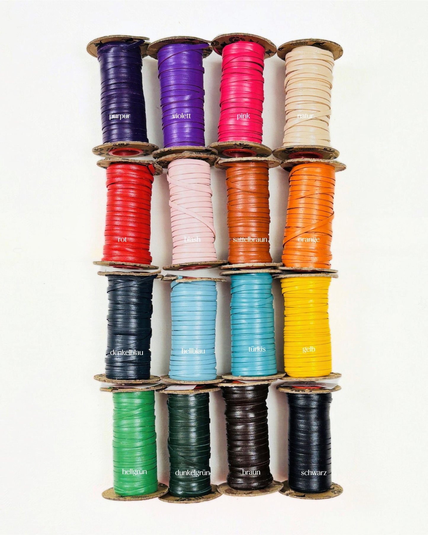 Känguru Flechtband 3mm, Flechtriemen 10 Meter Rolle