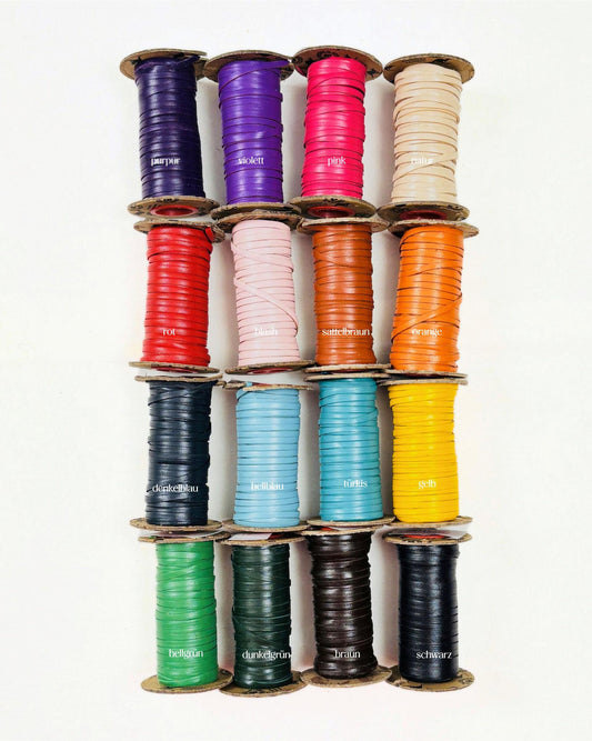 Känguru Flechtband 3mm, Flechtriemen 10 Meter Rolle