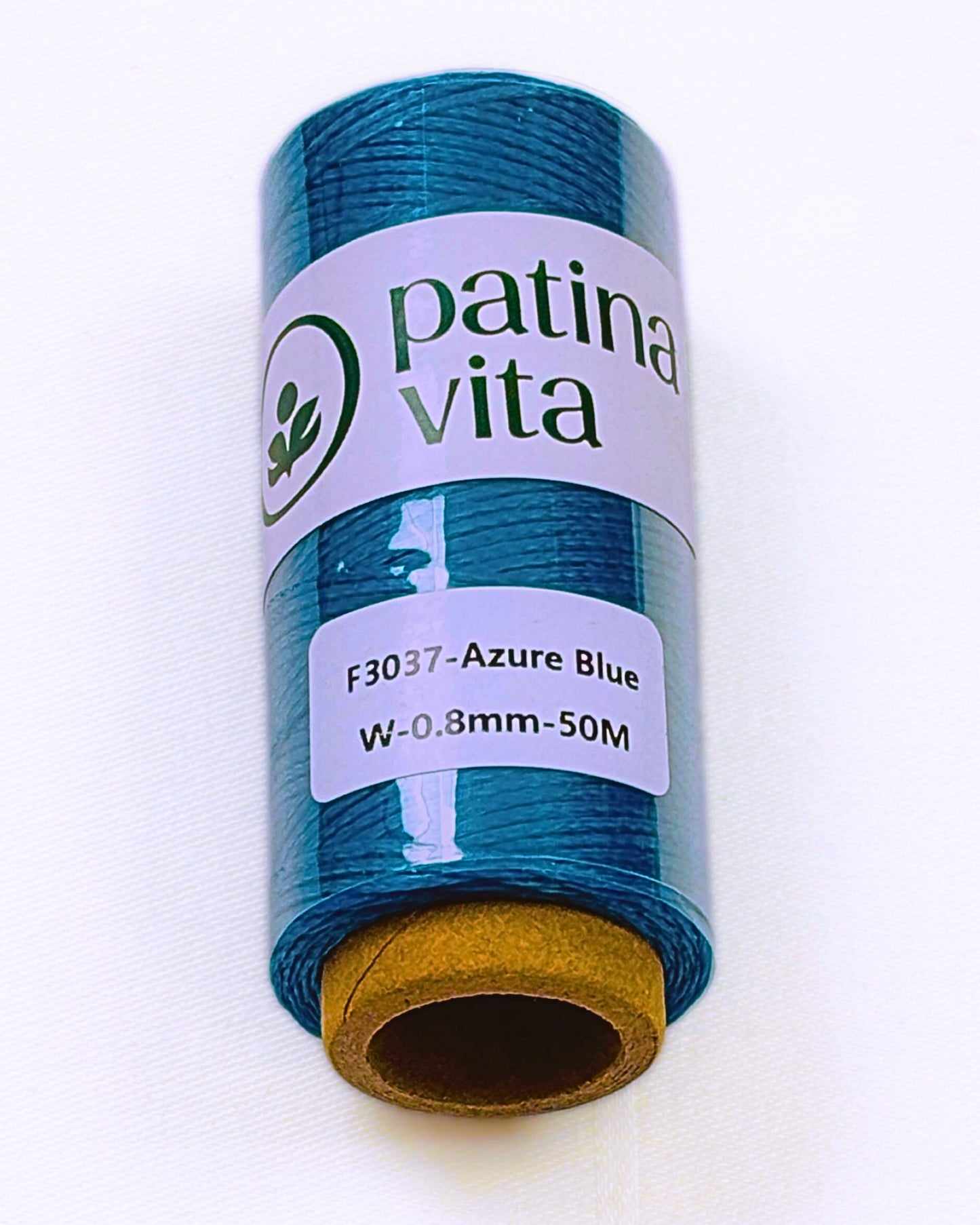 Ledergarn, Forellenfaden - gewachst zum Handnähen, Stärke 0.8 mm, 50 Meter viele Farben