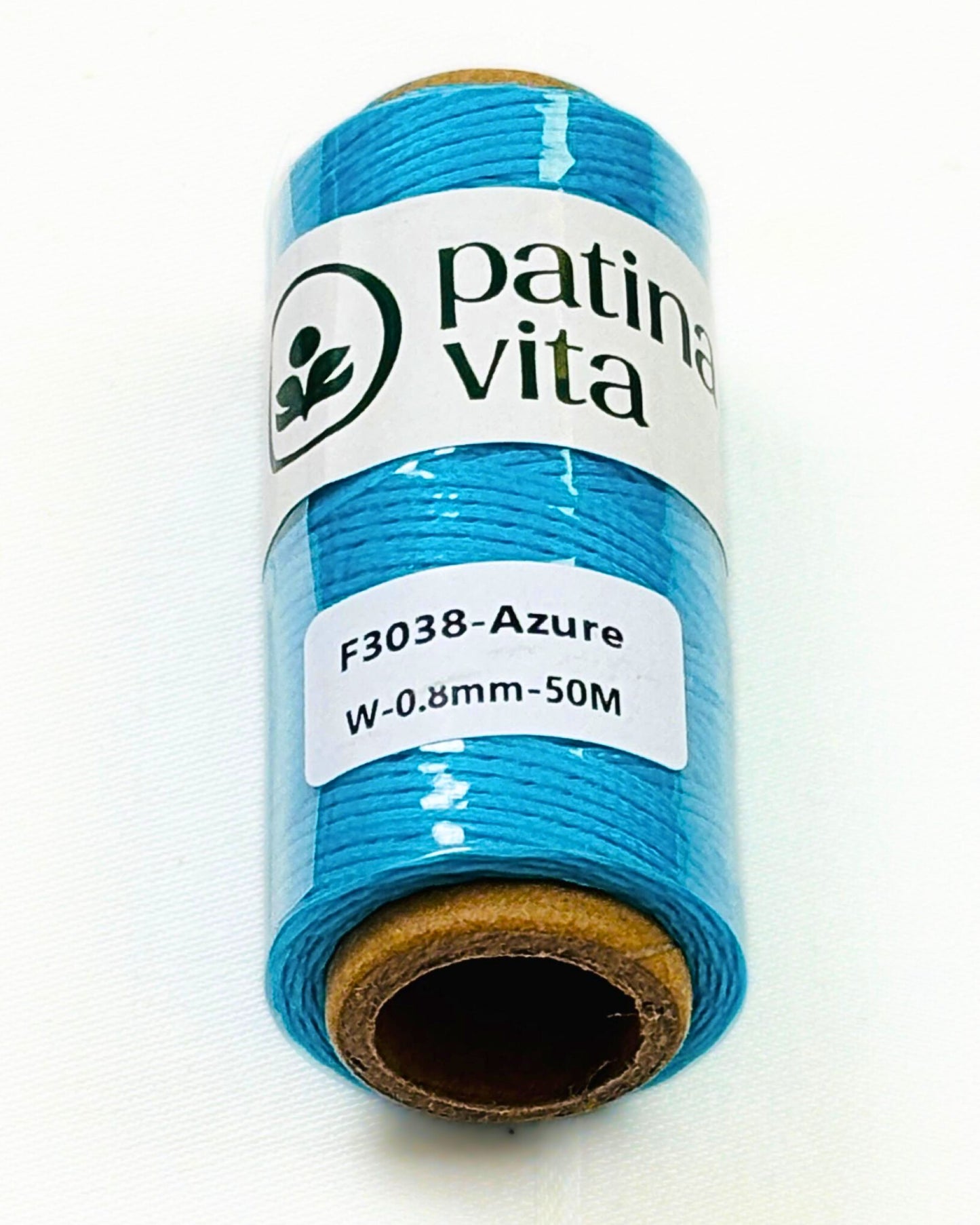 Ledergarn, Forellenfaden - gewachst zum Handnähen, Stärke 0.8 mm, 50 Meter viele Farben