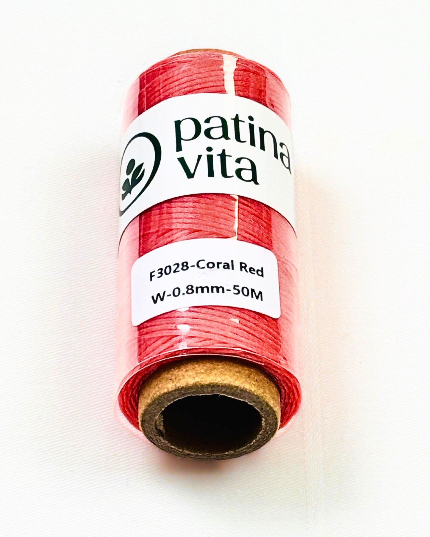 Ledergarn, Forellenfaden - gewachst zum Handnähen, Stärke 0.8 mm, 50 Meter viele Farben