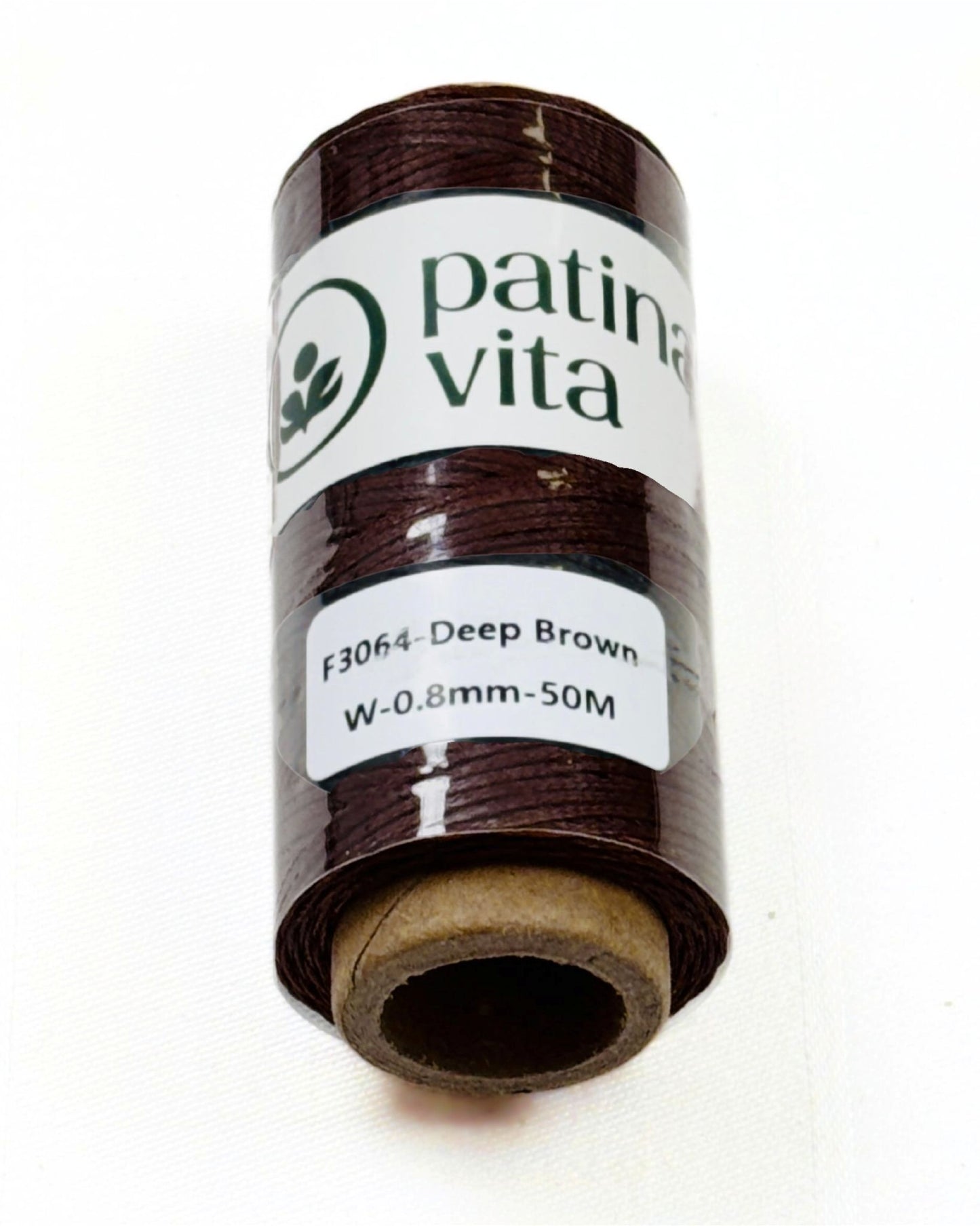 Ledergarn, Forellenfaden - gewachst zum Handnähen, Stärke 0.8 mm, 50 Meter viele Farben