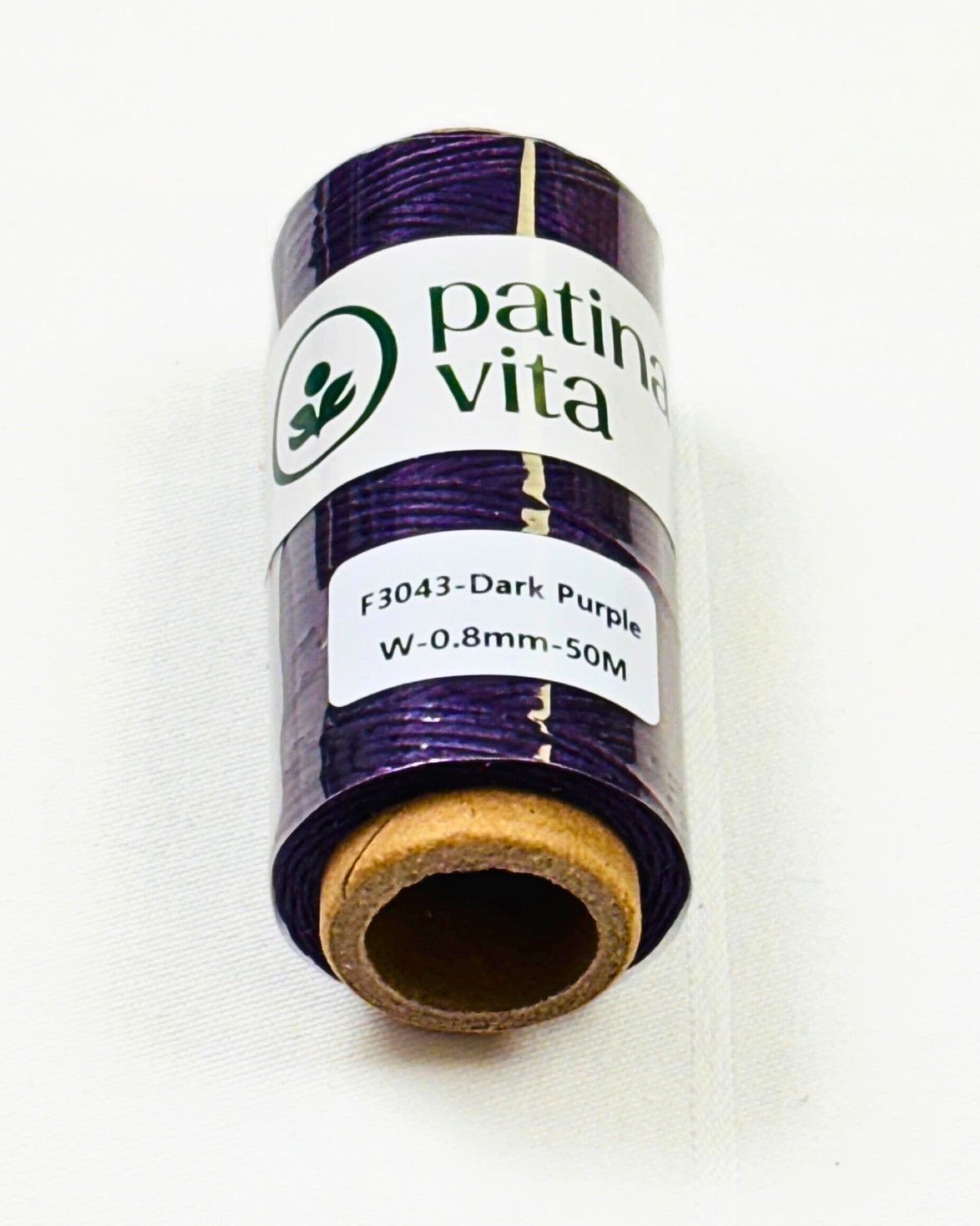 Ledergarn, Forellenfaden - gewachst zum Handnähen, Stärke 0.8 mm, 50 Meter viele Farben