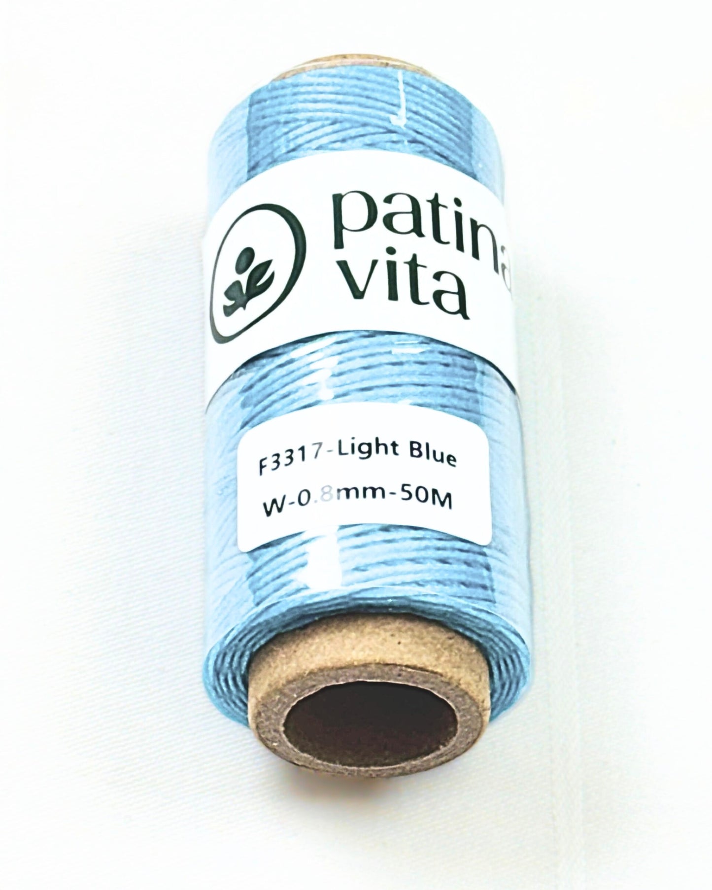 Ledergarn, Forellenfaden - gewachst zum Handnähen, Stärke 0.8 mm, 50 Meter viele Farben