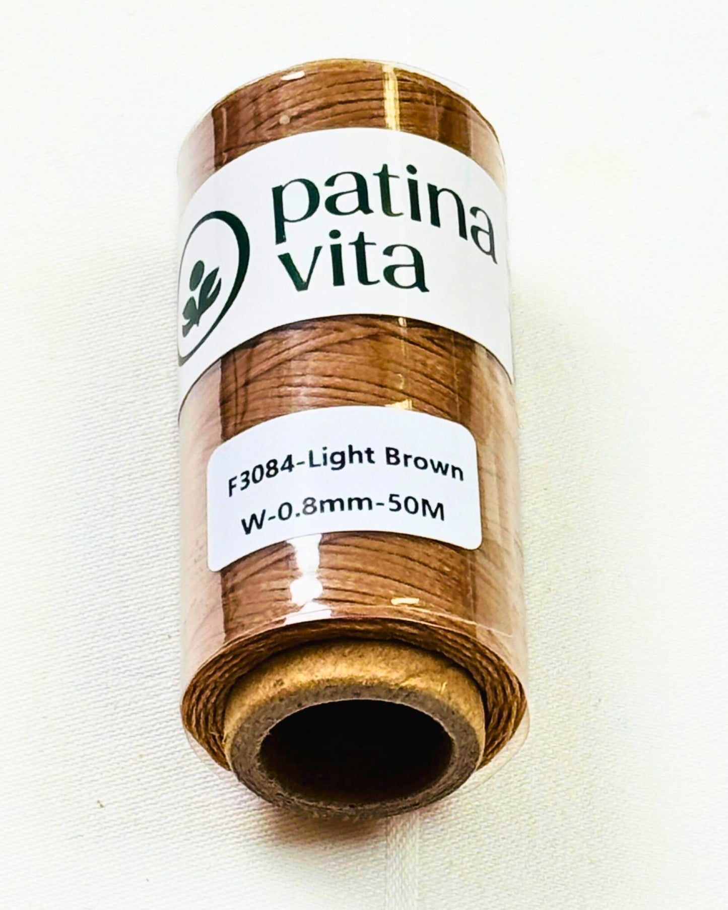 Ledergarn, Forellenfaden - gewachst zum Handnähen, Stärke 0.8 mm, 50 Meter viele Farben