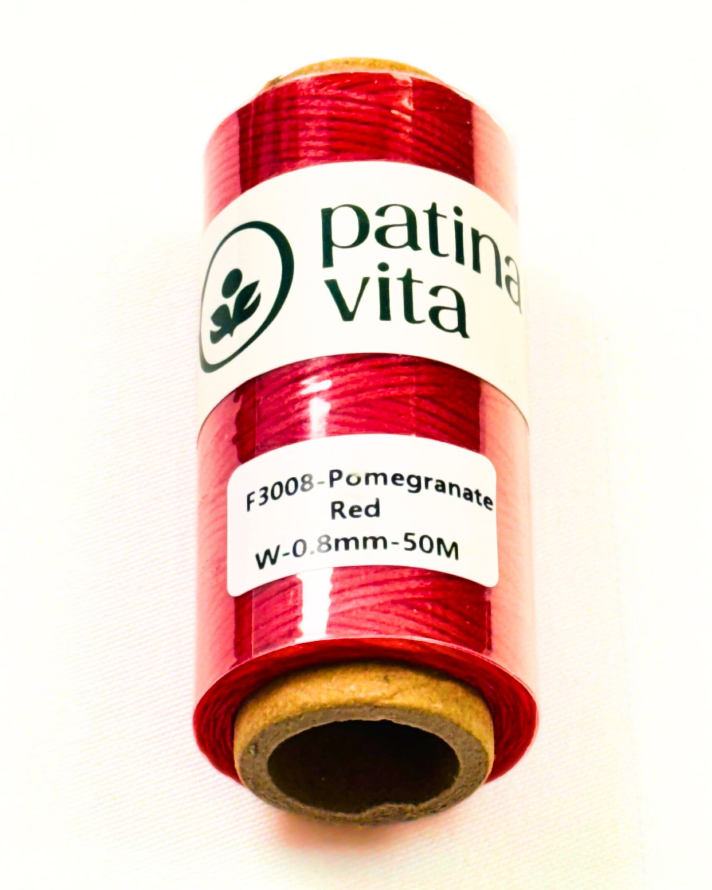 Ledergarn, Forellenfaden - gewachst zum Handnähen, Stärke 0.8 mm, 50 Meter viele Farben