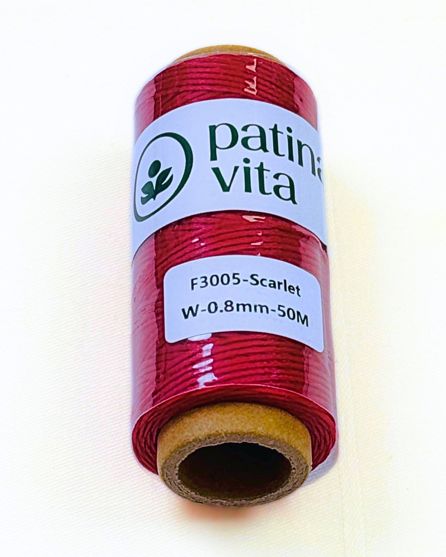 Ledergarn, Forellenfaden - gewachst zum Handnähen, Stärke 0.8 mm, 50 Meter viele Farben