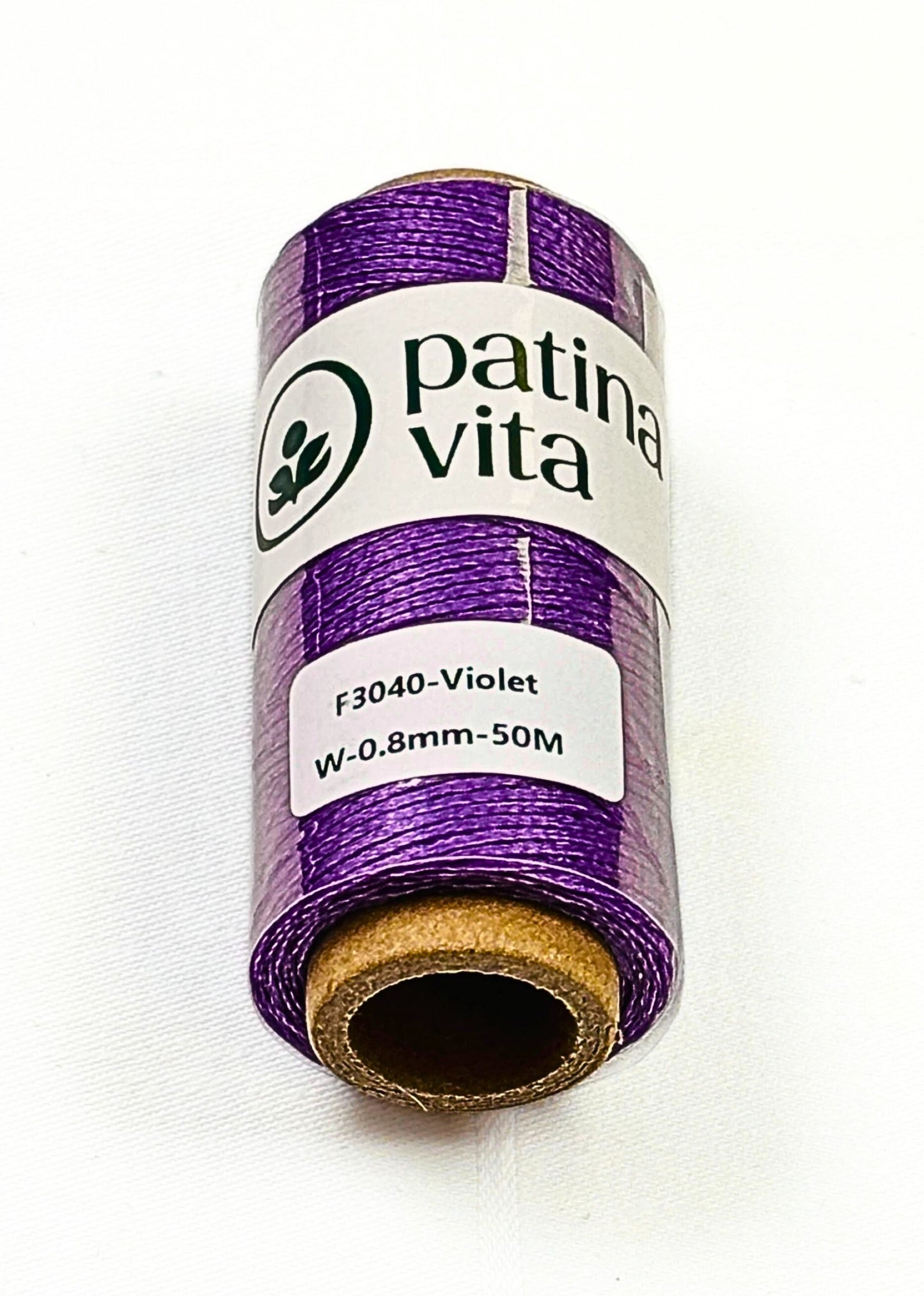 Ledergarn, Forellenfaden - gewachst zum Handnähen, Stärke 0.8 mm, 50 Meter viele Farben