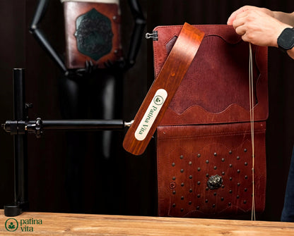 Premium Nähpony aus Holz und Stahl, 360 Grad verstellbar