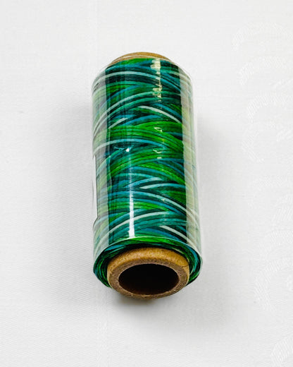 Ledergarn, Forellenfaden - gewachst zum Handnähen, Stärke 0.8 mm, 50 Meter - Regenbogen